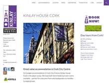 Tablet Screenshot of kinlayhousecork.ie